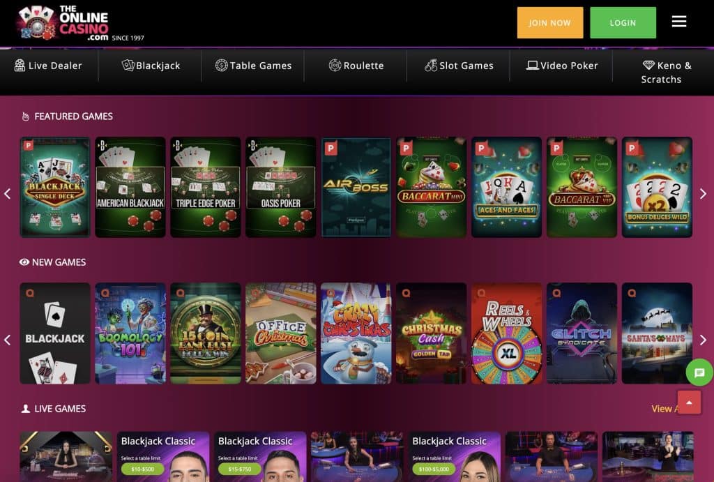 TheOnlineCasino California Online Casino